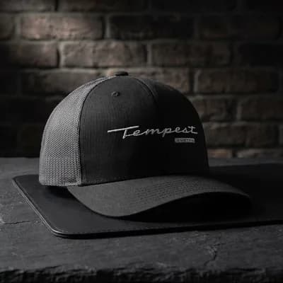 1964 Pontiac Tempest Script Logo Snapback Trucker Cap